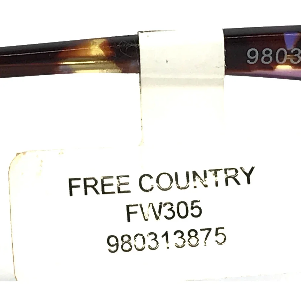 Free Country Eyeglasses Frames FW305 EGG Eggplant Cat Eye Full Rim 54-16-140